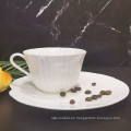 Tazas de café de fábrica directa Conjunto de copa de cerámica y platillo
